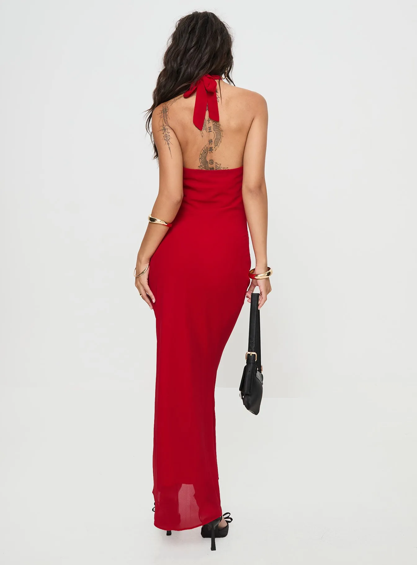 Abriela Maxi Dress Red