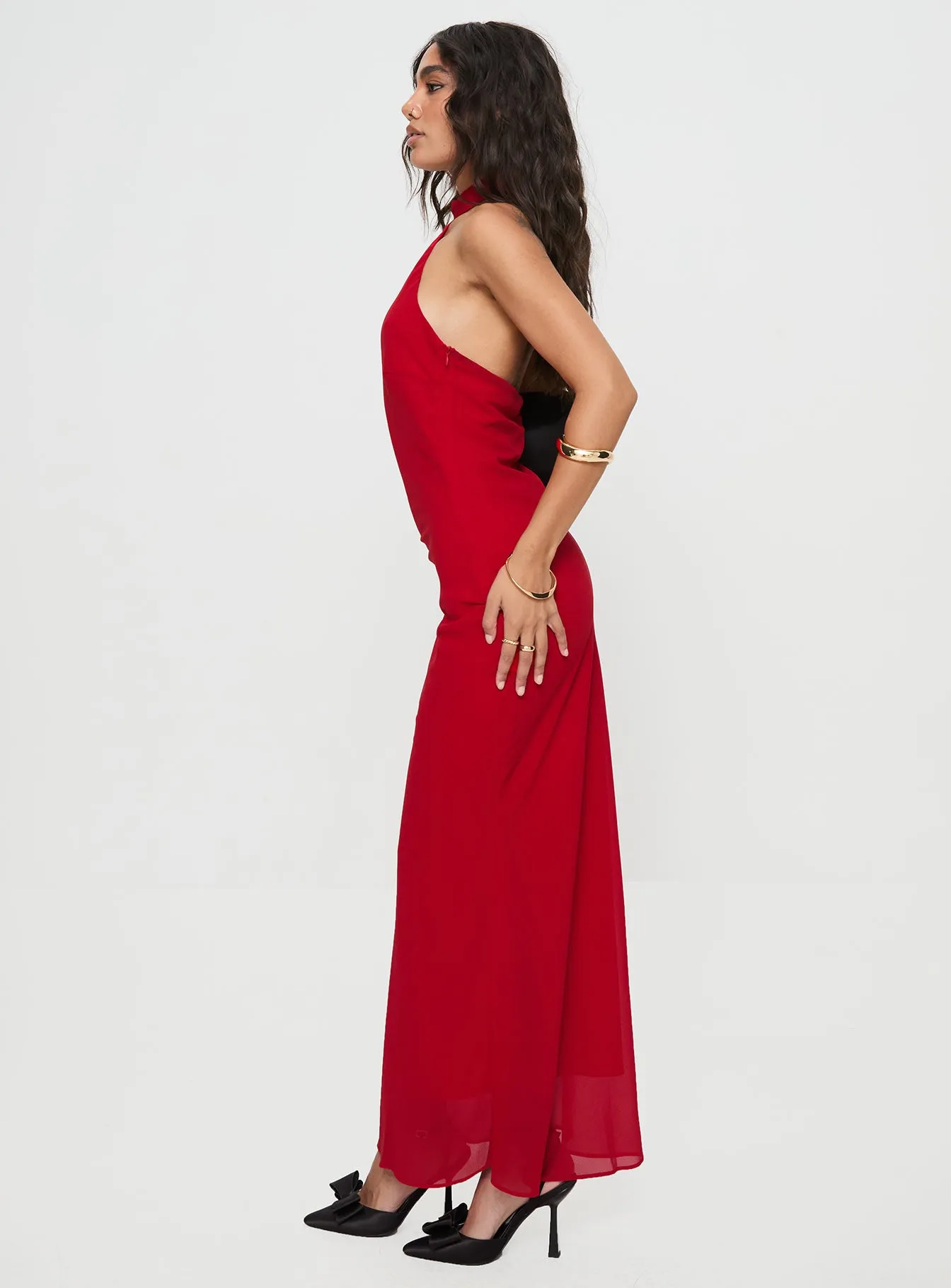 Abriela Maxi Dress Red