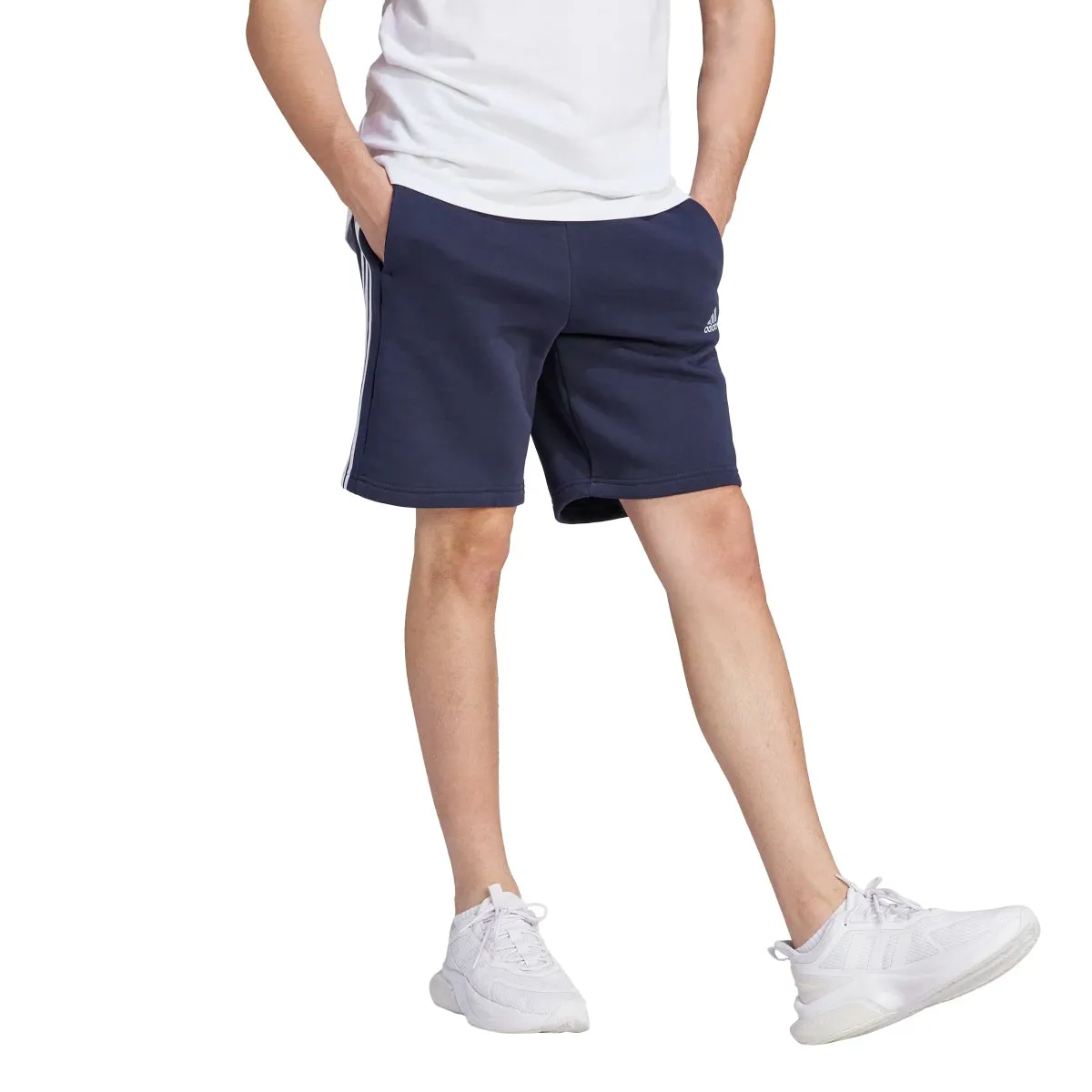 adidas Men's 3-Stripes Fleece Shorts