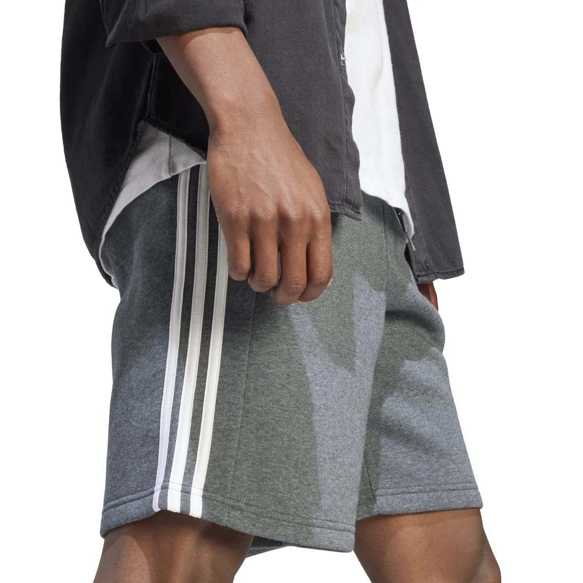 adidas Men's 3-Stripes Fleece Shorts