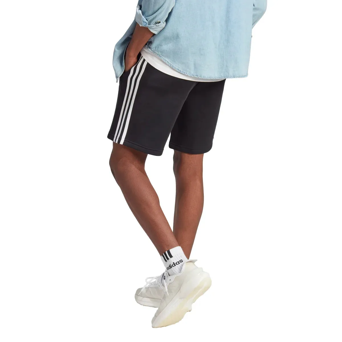 adidas Men's 3-Stripes Fleece Shorts