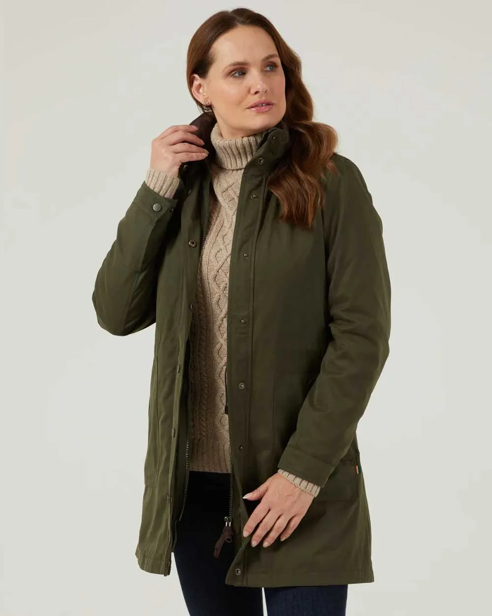 Alan Paine Ladies Milwood Jacket Olive