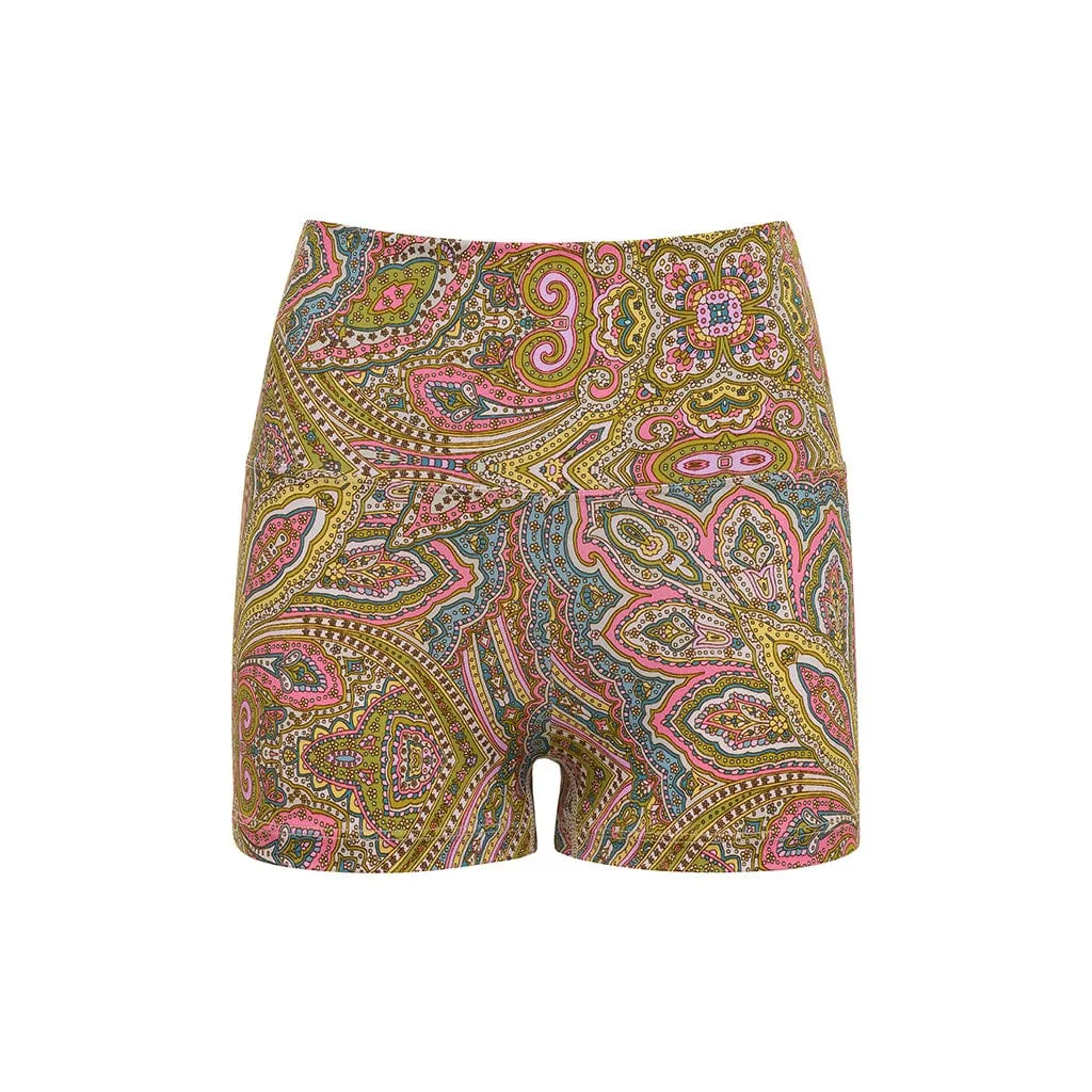 Ali Paisley Micro Bike Short