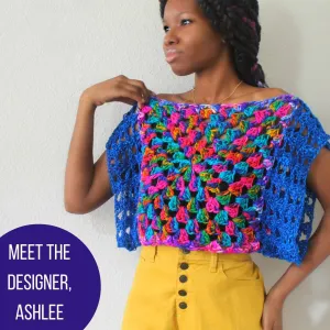 Astral Crochet Granny Square Top Pattern