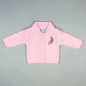 Baby Girls Cardigan With Rabbit Embroidery