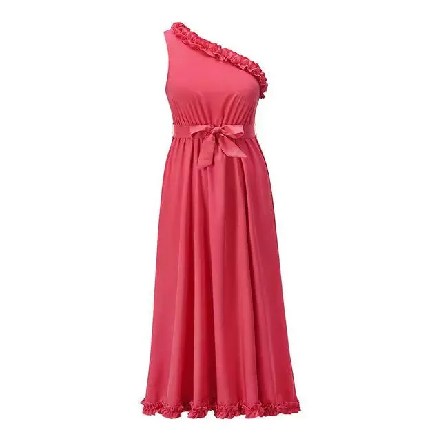 Bandage Folds Elegant Party Dresses Casual Plus Size Dress