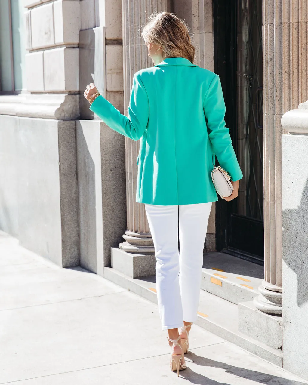 Beaming Cotton Pocketed Blazer