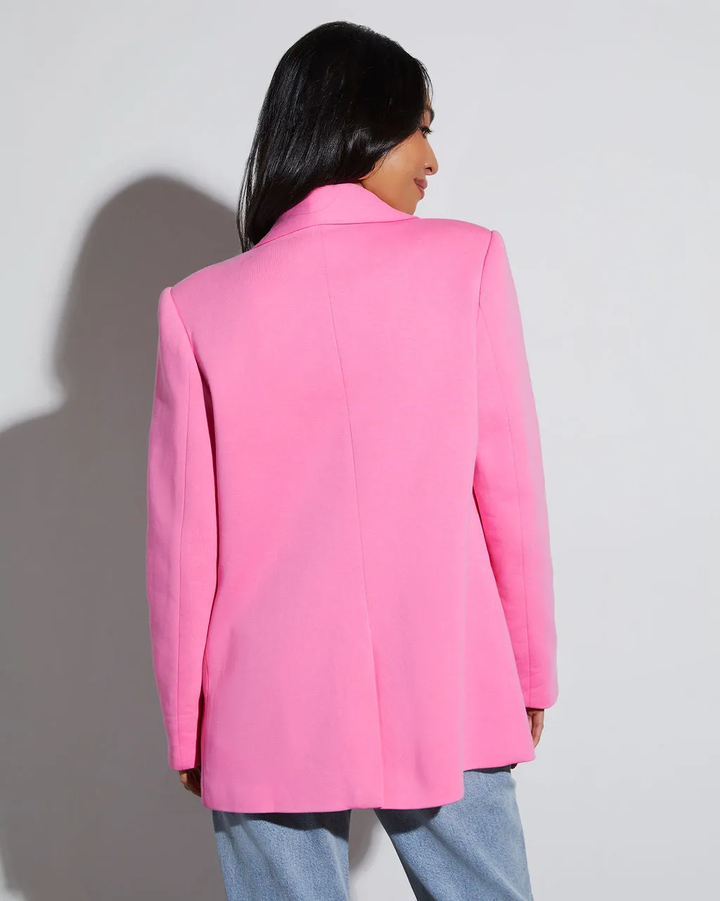 Beaming Cotton Pocketed Blazer