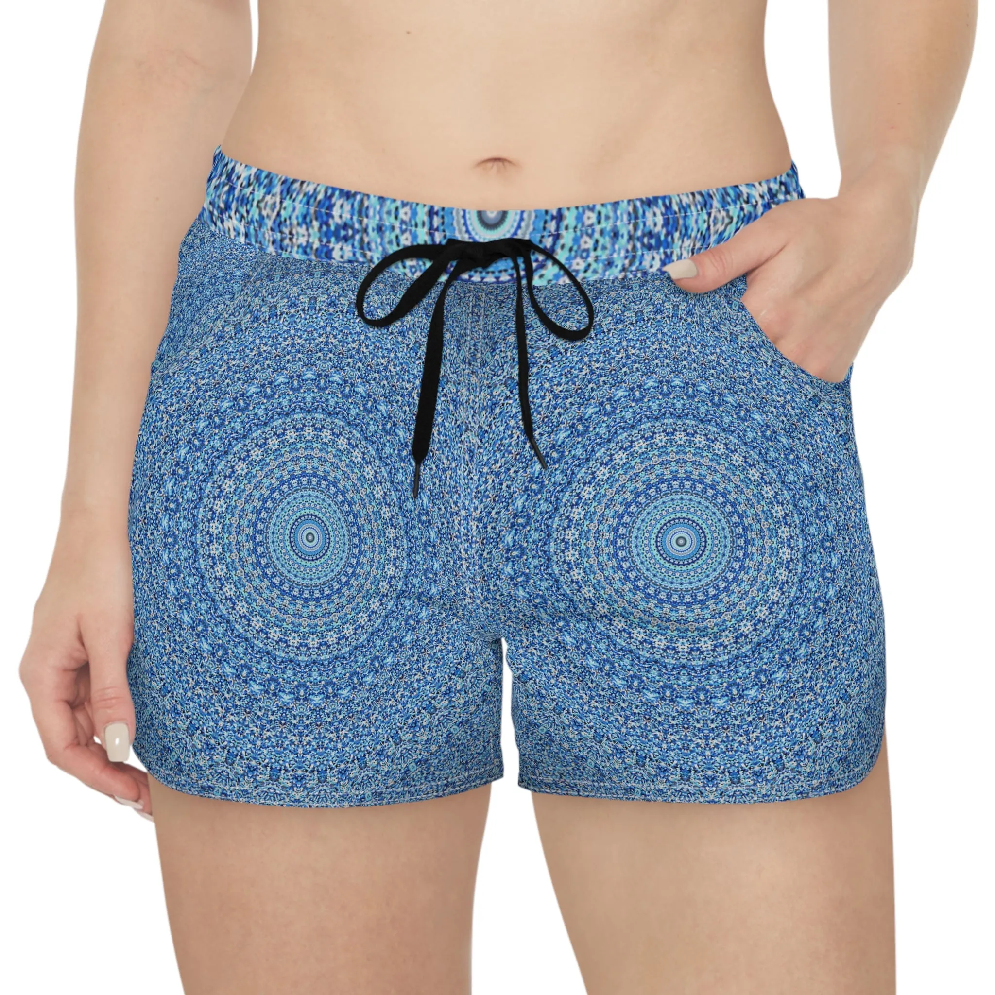 Blue Mandala - Inovax Women's Casual Shorts