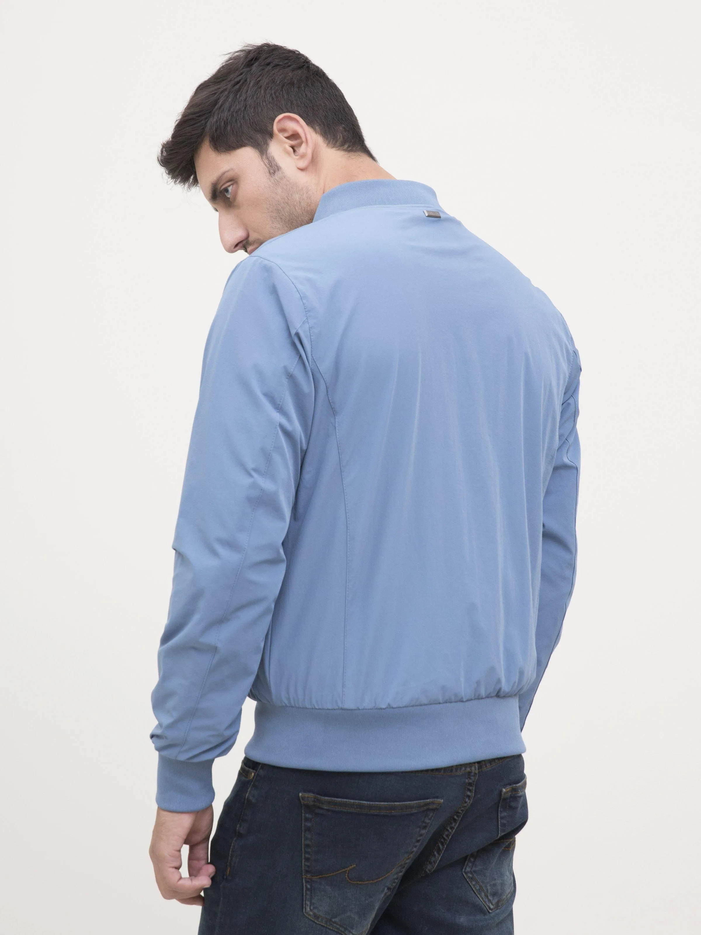 BOMBER JACKET LIGHT BLUE