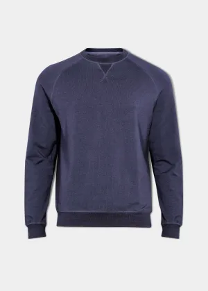 Bridbay Men's Cotton Sweatshirt In Navy