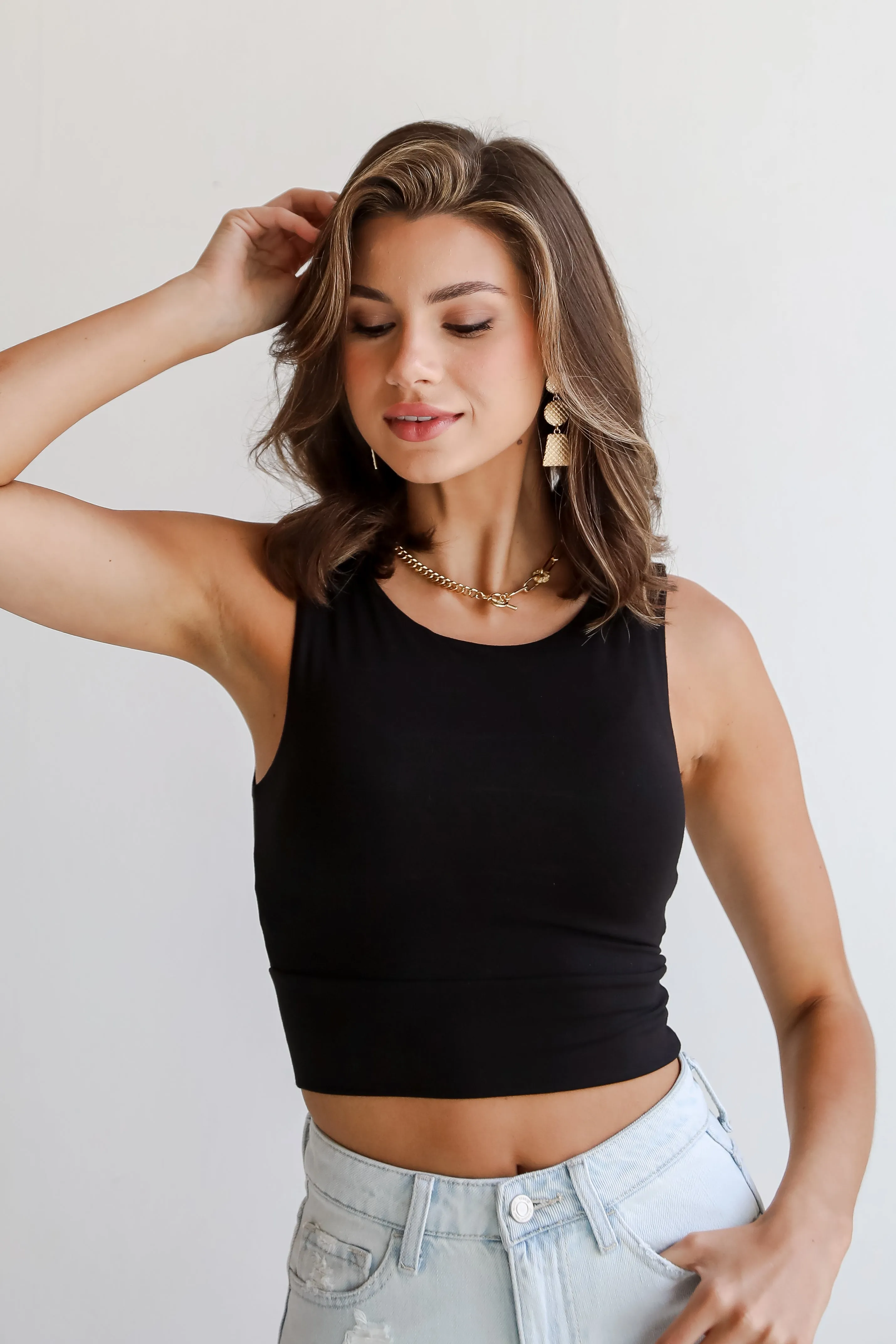 Brielle Everyday Cropped Tank - DU DEAL