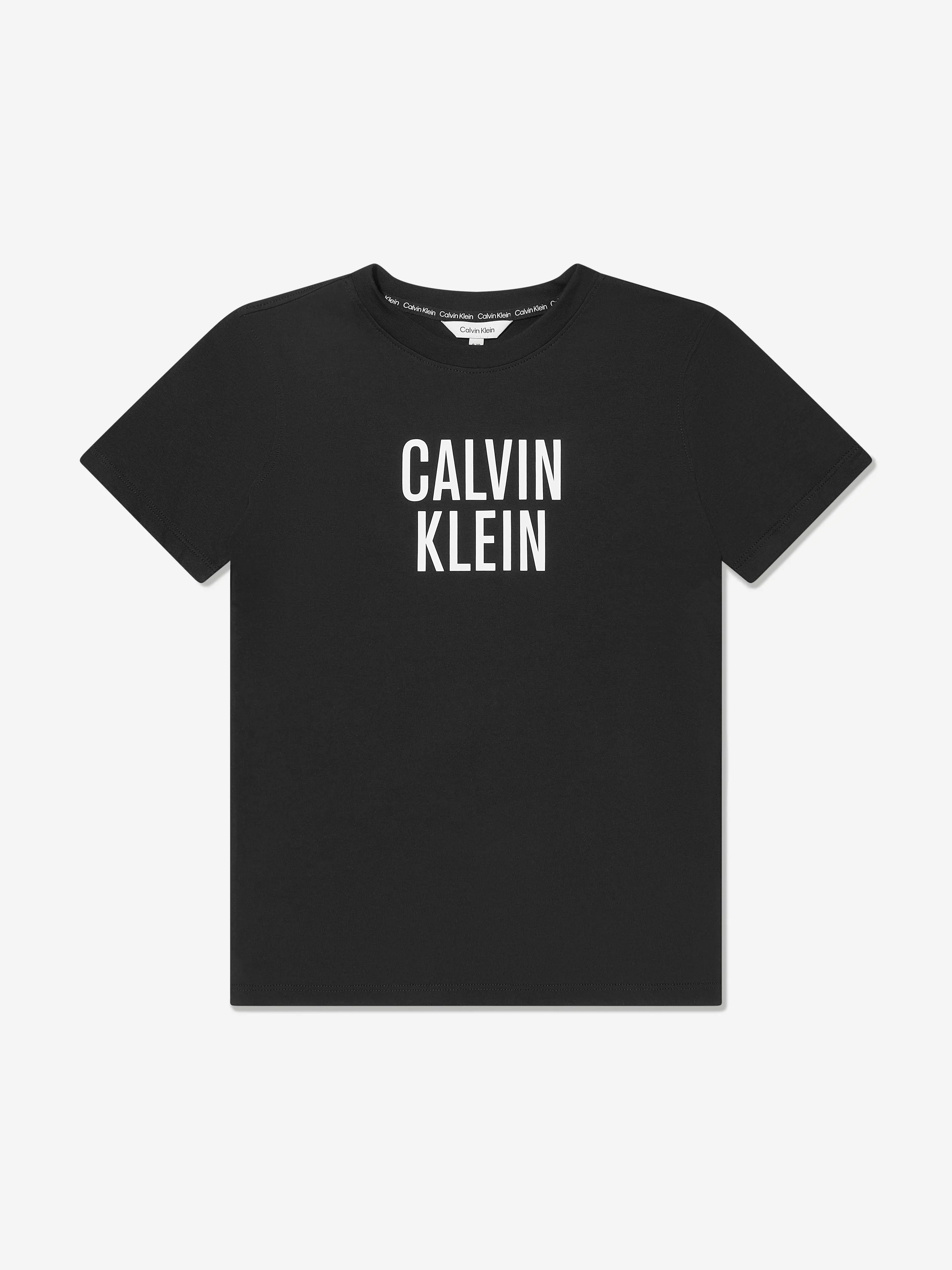 Calvin Klein Boys Beach T-Shirt in Black