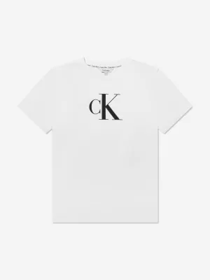 Calvin Klein Kids Beach T-Shirt in White