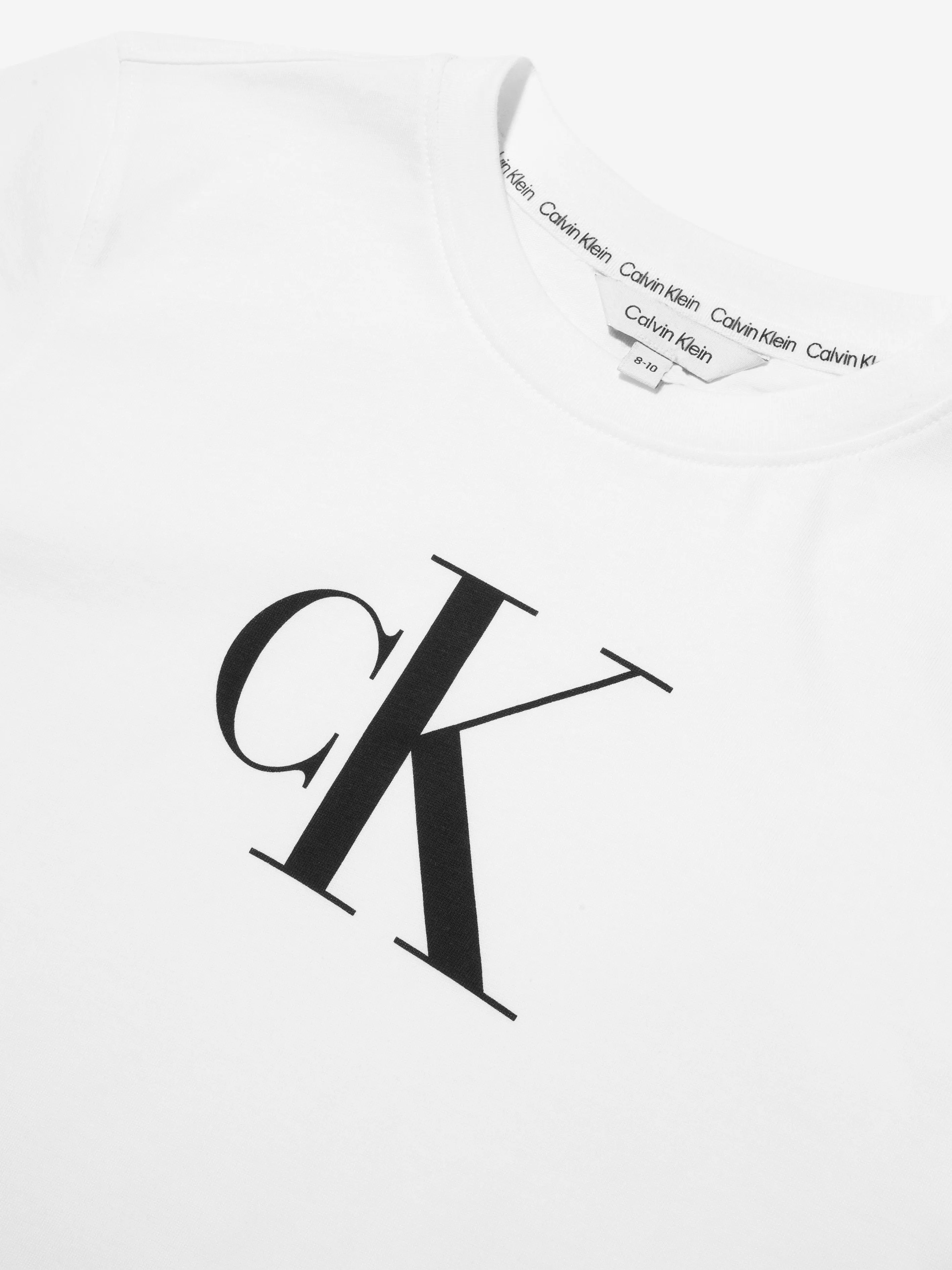 Calvin Klein Kids Beach T-Shirt in White