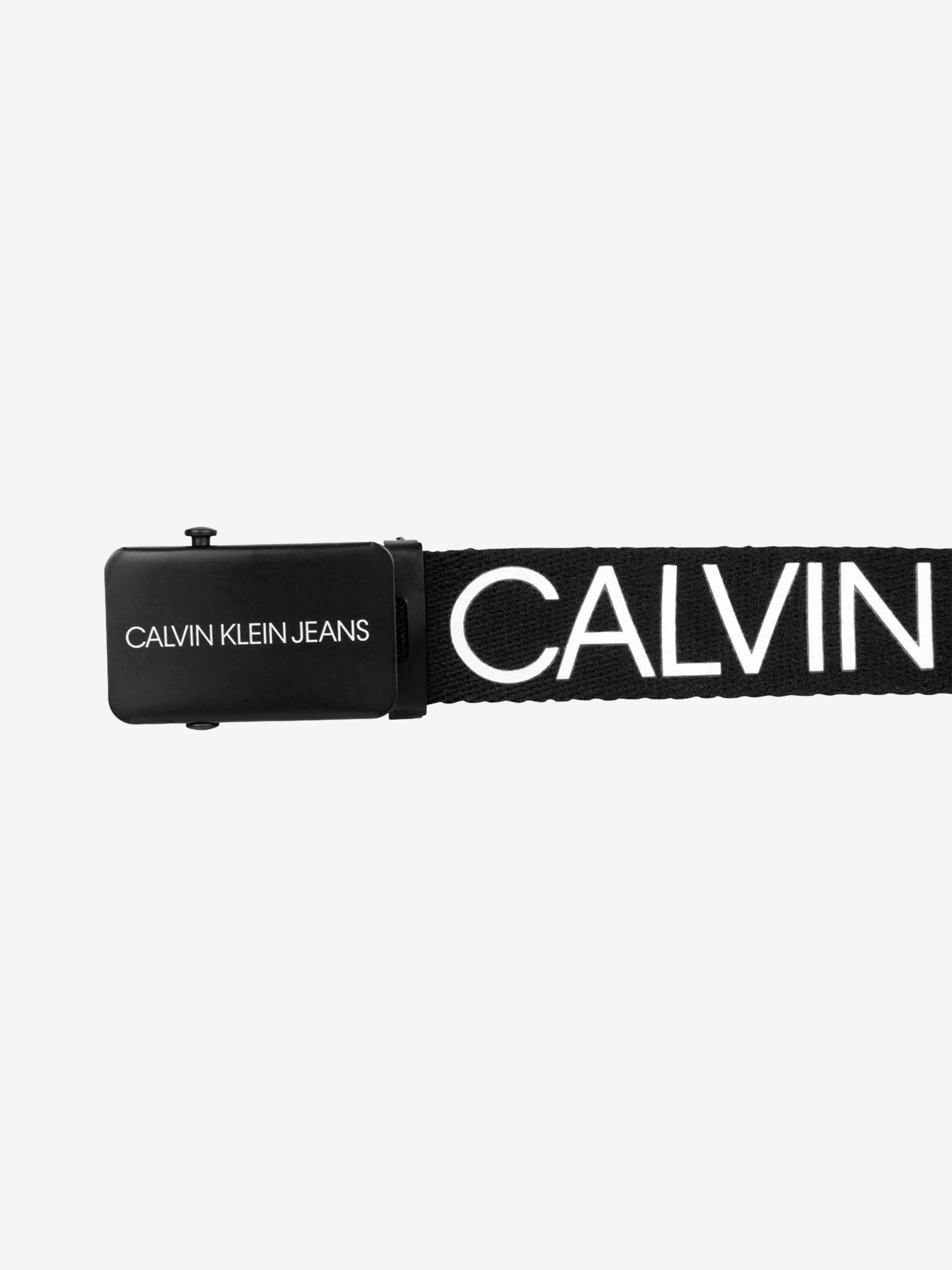 Calvin Klein Kids Canvas Logo Belt