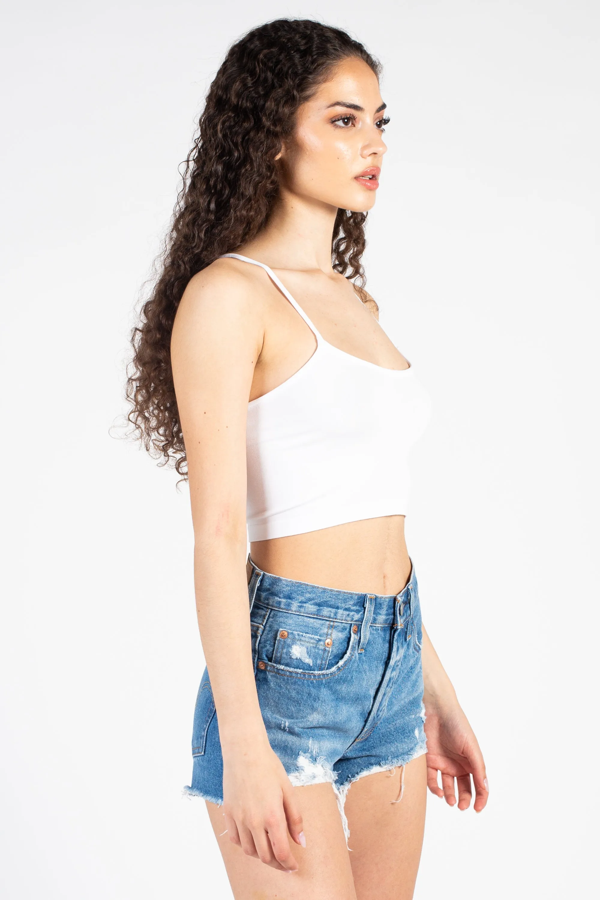 C'est Moi Crop Tank Top