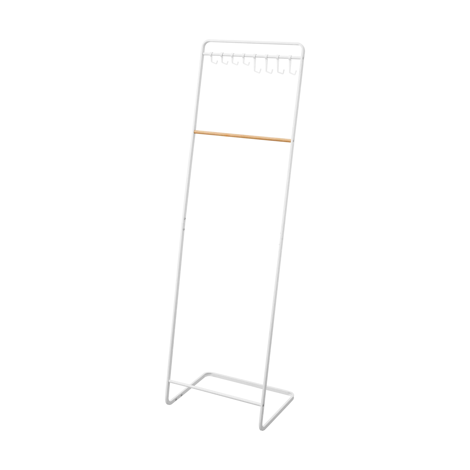 Coat Rack with Hat Storage (66" H)  - Steel   Wood