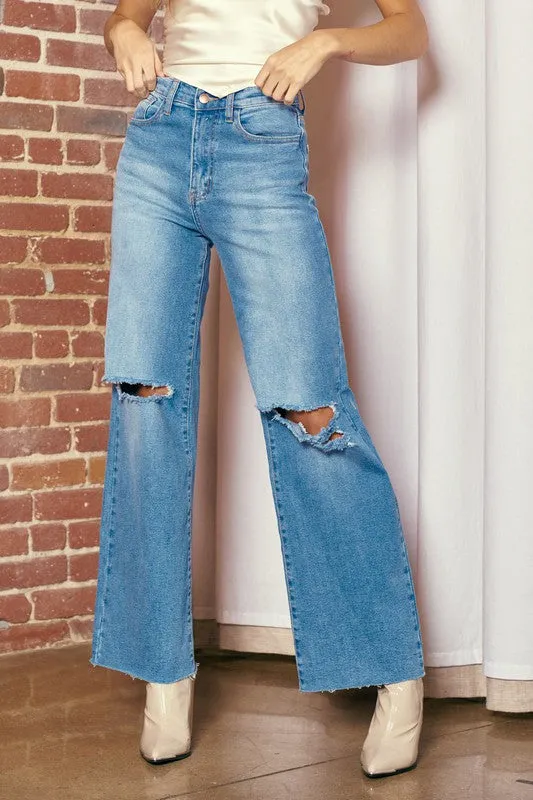 Darci Distressed Denim