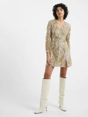 Deniz Embellished Mini Dress