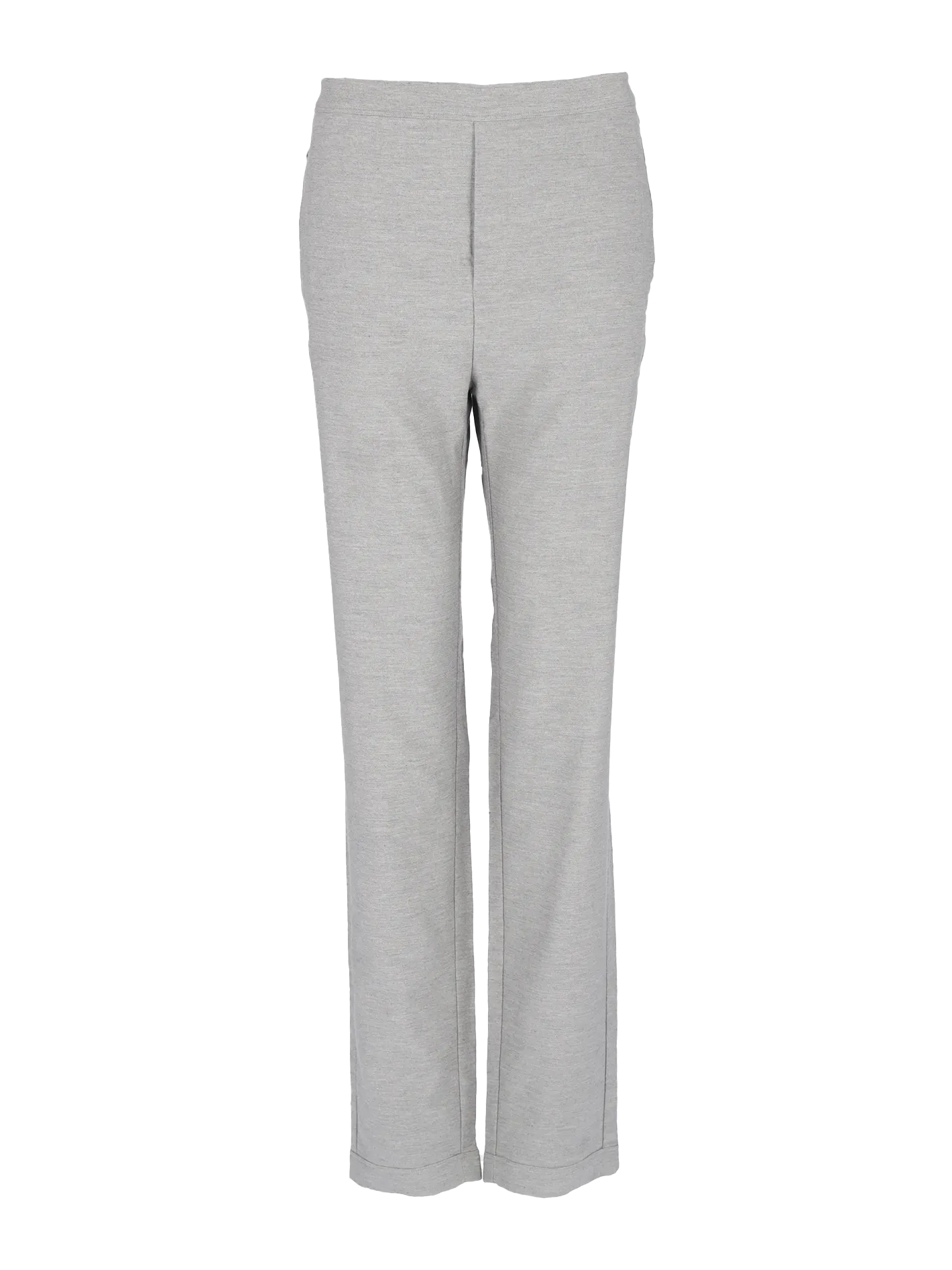 drawstring-hem casual trousers