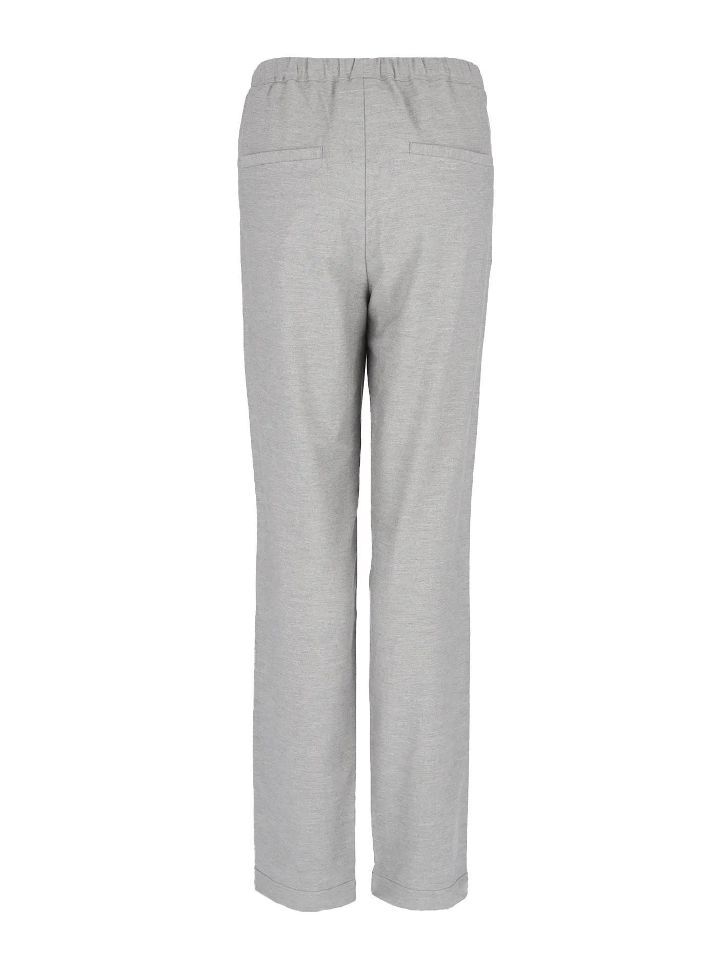 drawstring-hem casual trousers