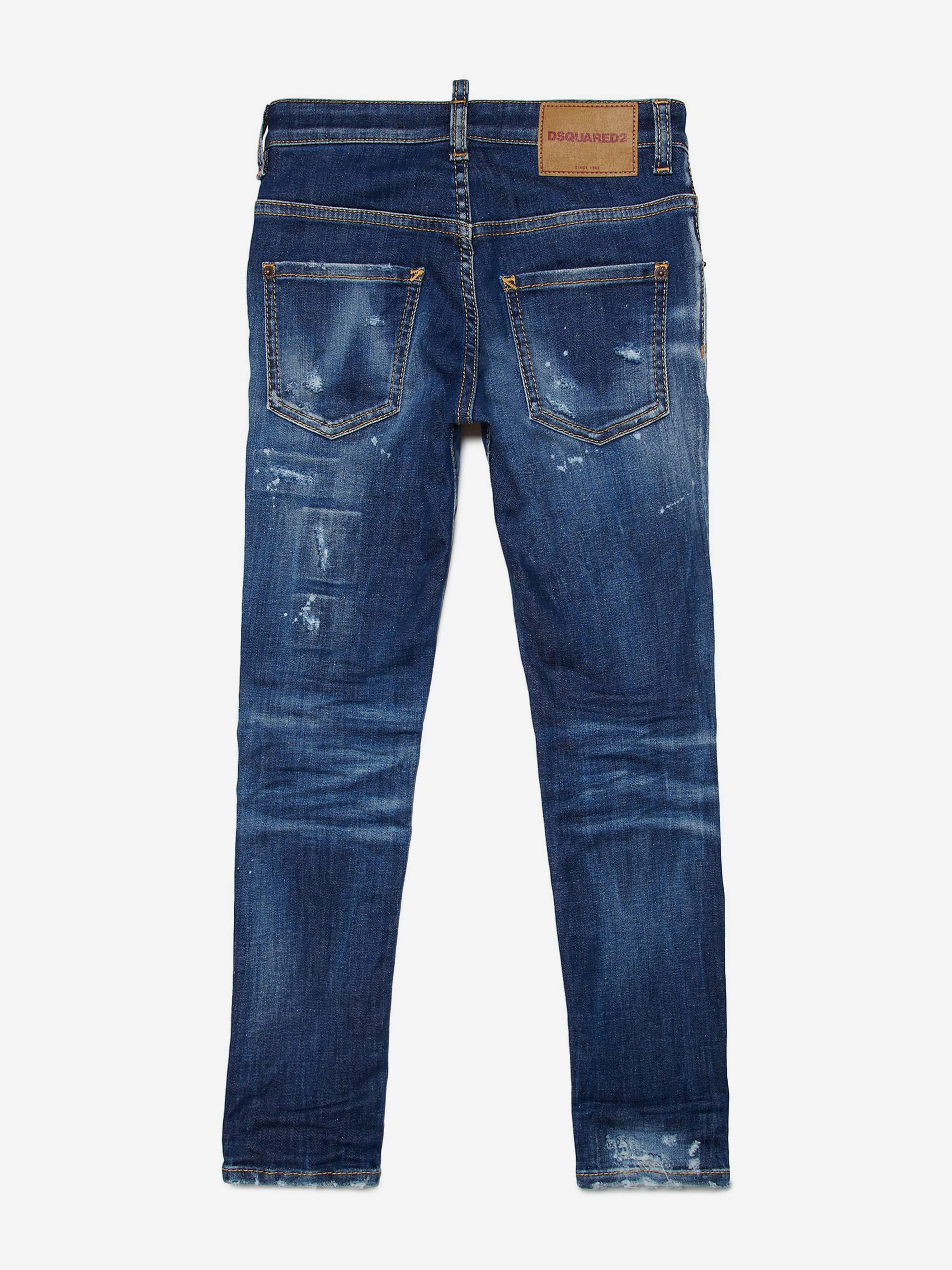 Dsquared2 Boys Skater Regular Jeans in Blue