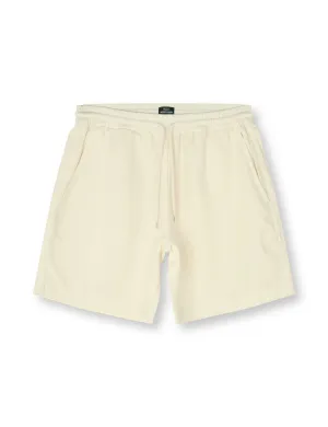 Dyed Canvas Beach Shorts, Vanilla Ice