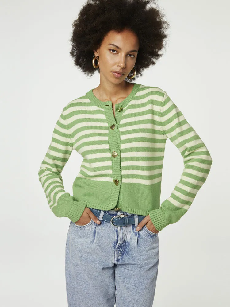 Fabienne Chapot Stine Cardigan Pea Green