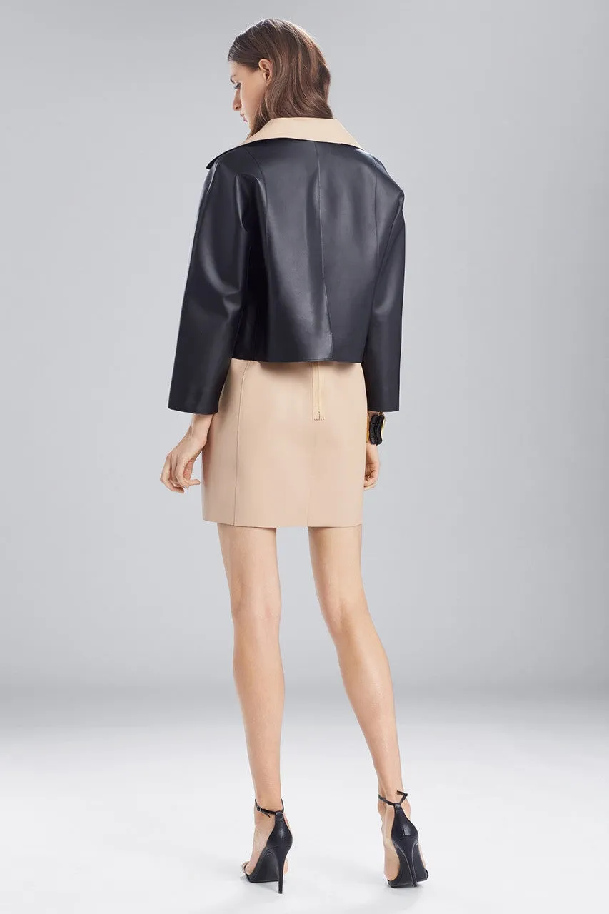 Faux Leather Short Topper