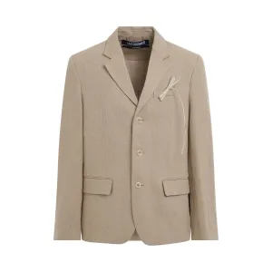 Feijoa Suit Jacket in Beige