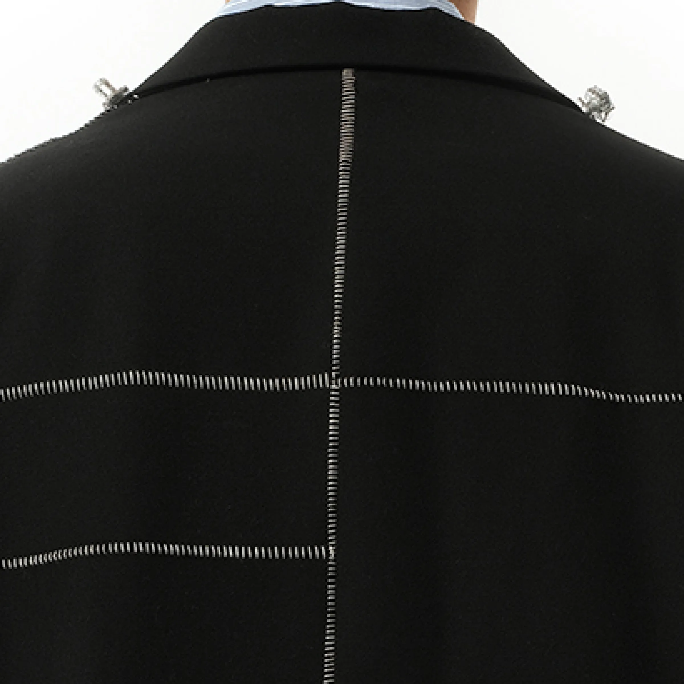 Frankenstein Cutting Jacket in Black