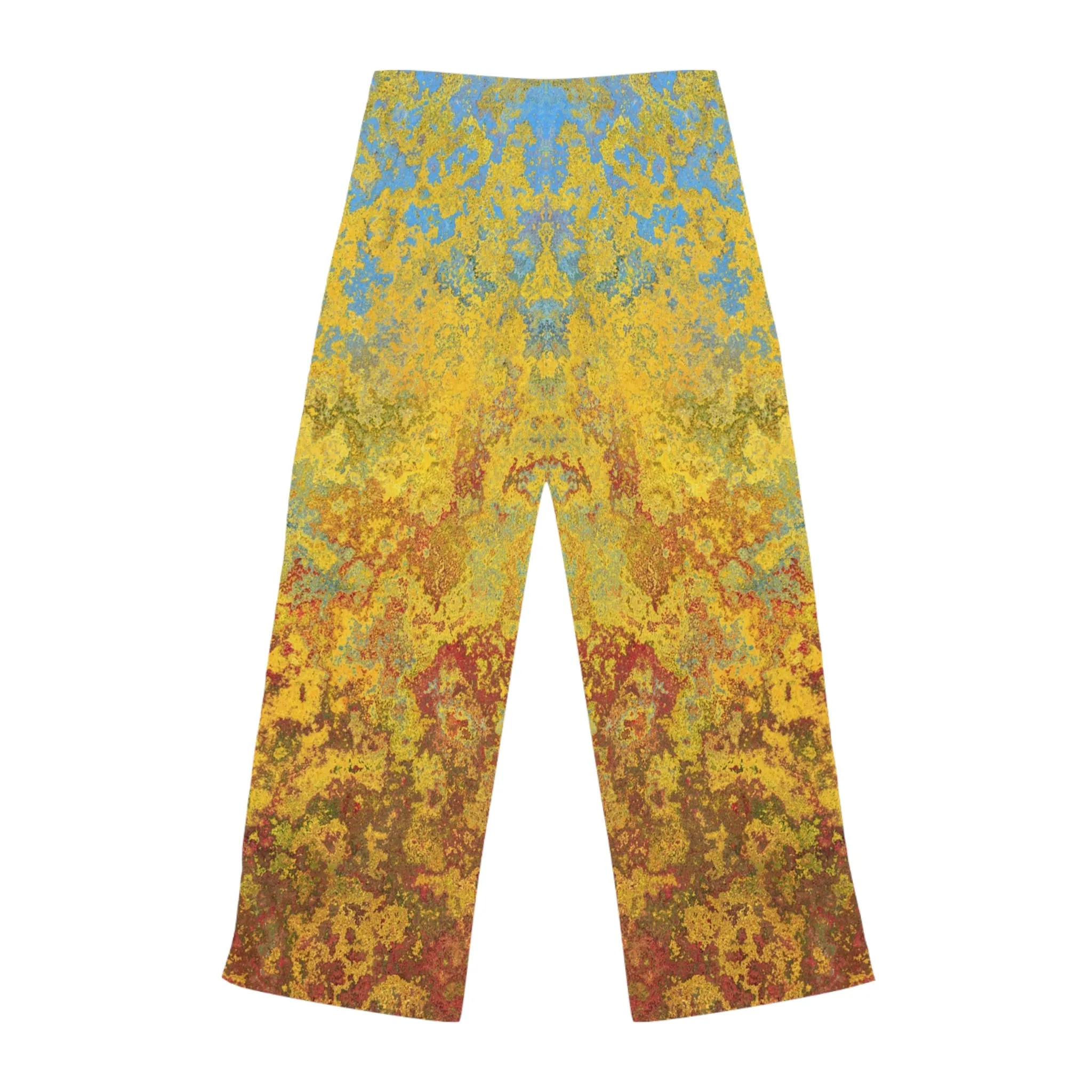 Gold and blue spots - Inovax Women's Pajama Pants