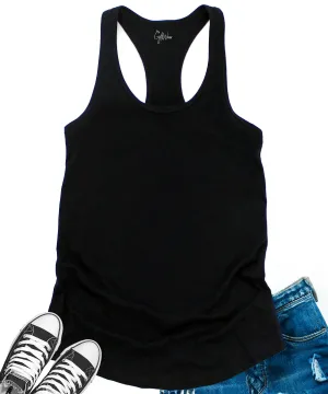 GyftWear Everyday Women's Black Racerback Tank Top