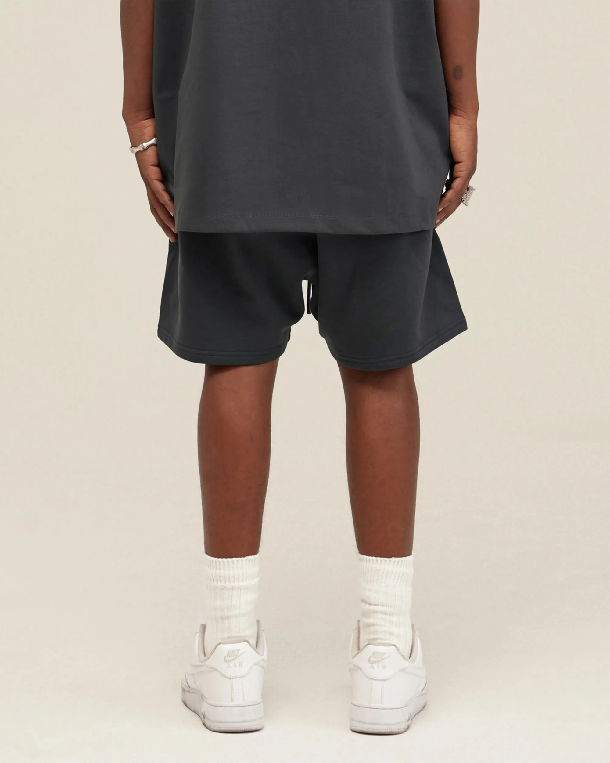 Heavyweight Cotton Essential Shorts with Drawstrings