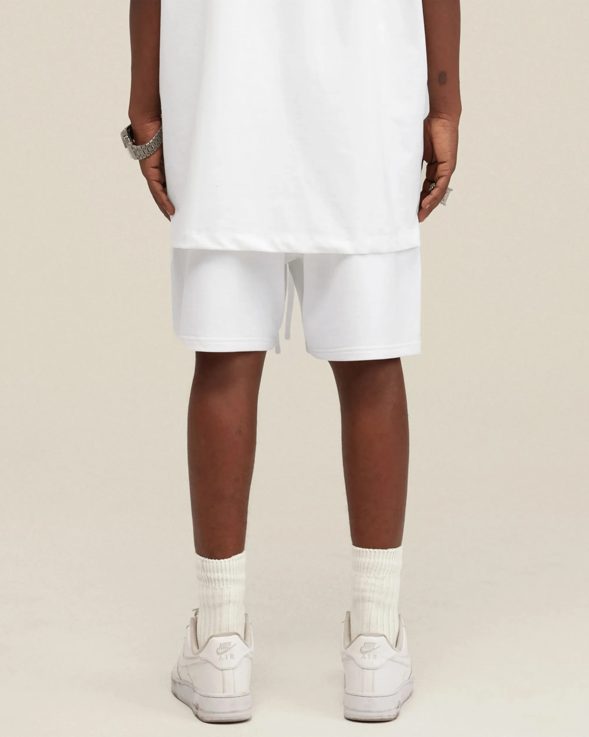 Heavyweight Cotton Essential Shorts with Drawstrings