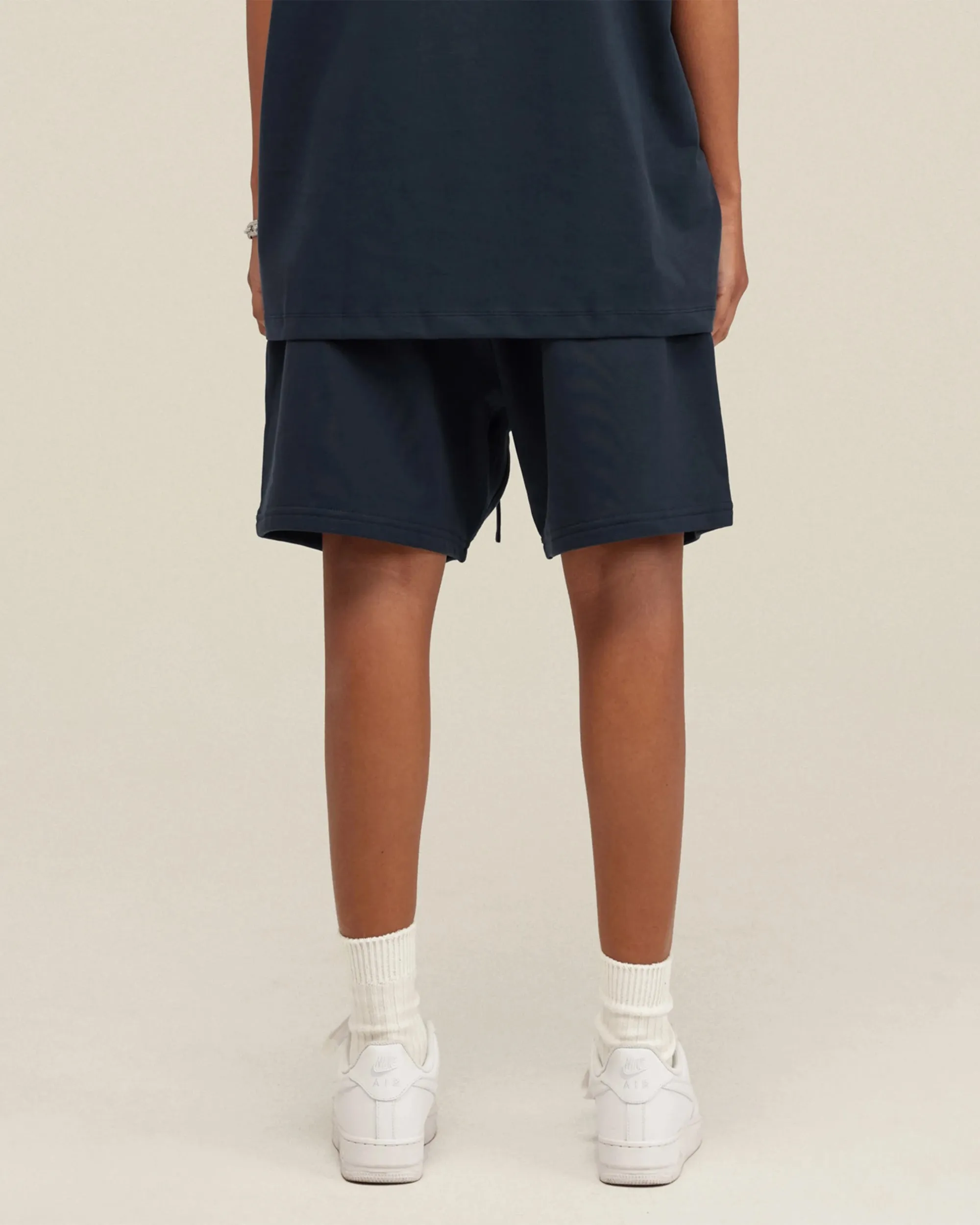 Heavyweight Cotton Essential Shorts with Drawstrings