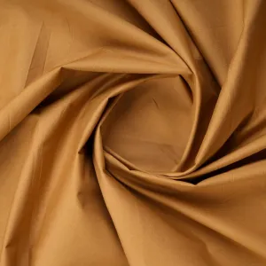 Honey Brown Solid Cotton Shirting Fabric TU 1402