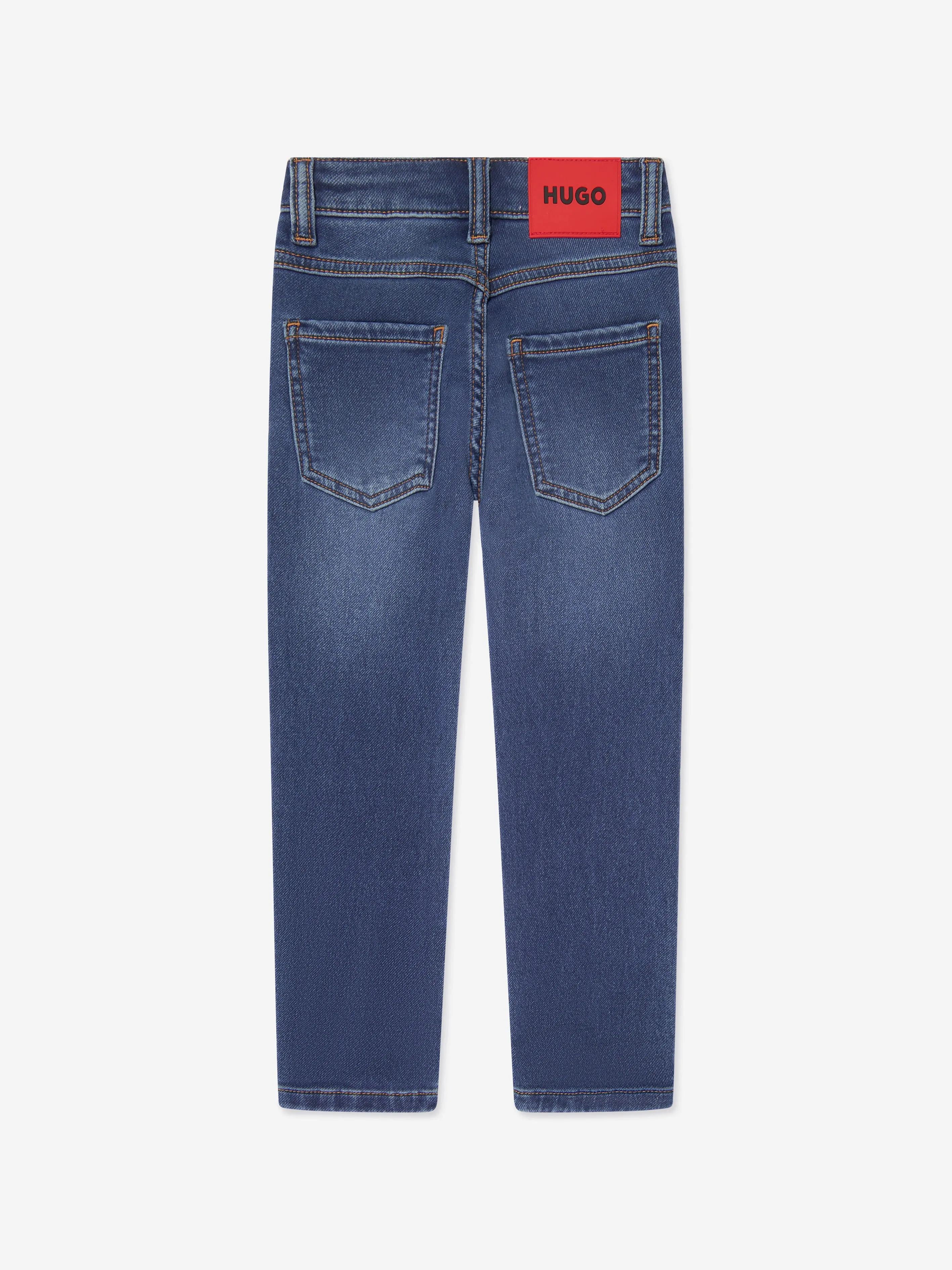 Hugo Boys Slim Fit Jeans in Blue