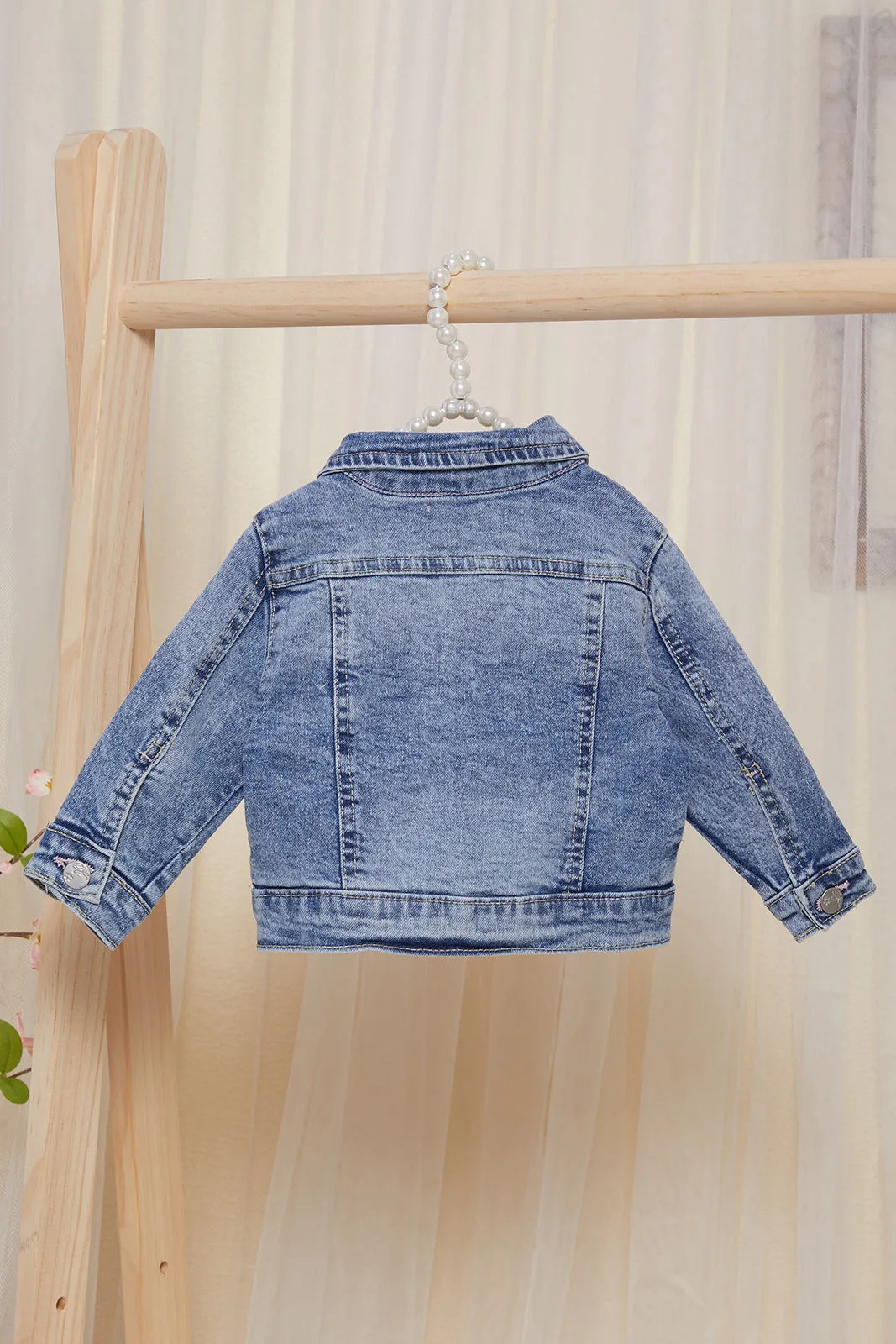 Infant Girls Blue Denim Jacket