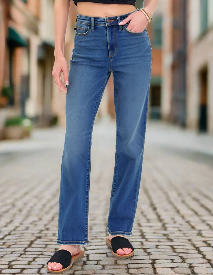 Judy Blue High Waist Straight Jeans