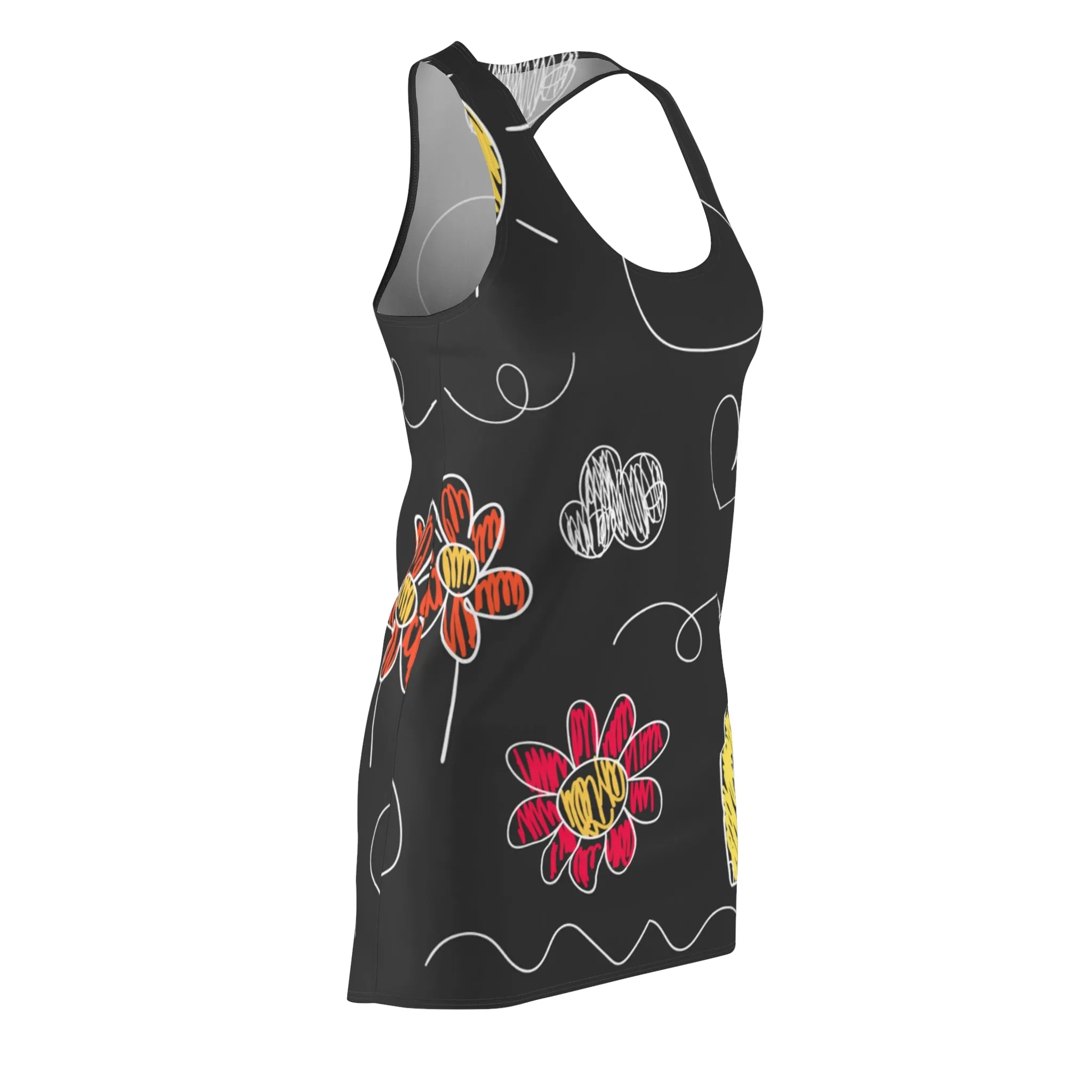 Kids Doodle Playground - Inovax Women's Cut & Sew Racerback Dress