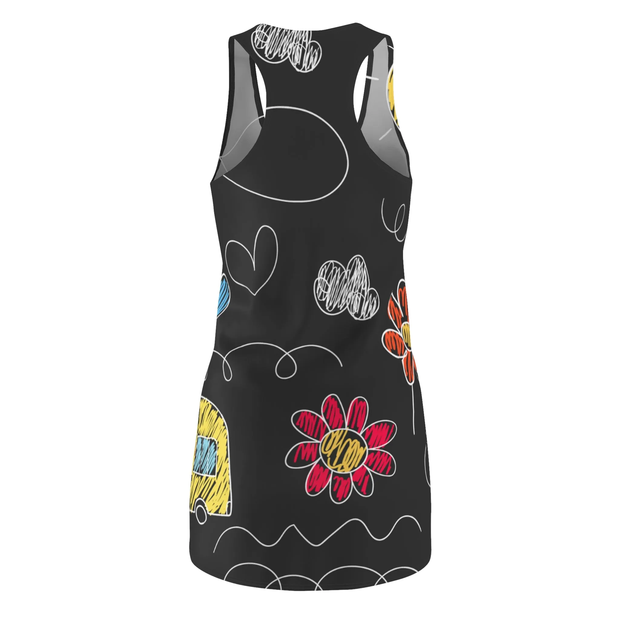 Kids Doodle Playground - Inovax Women's Cut & Sew Racerback Dress