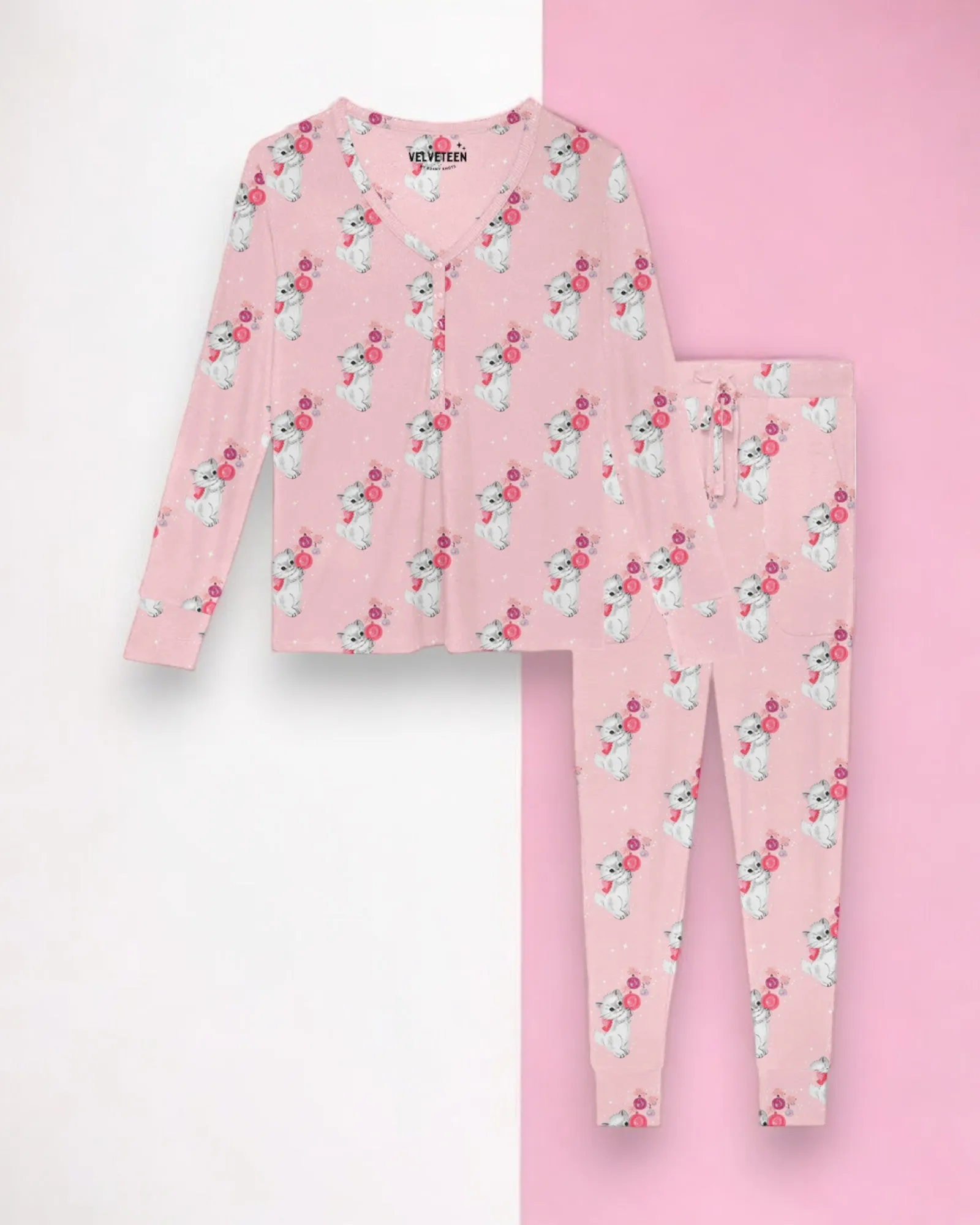 Kitschy Kittens | Women's Bamboo Loungewear Set