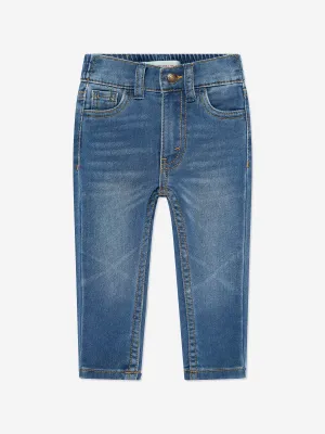 Levi's Wear Baby Boys Skinny Knit Pull On Jeans in Blue