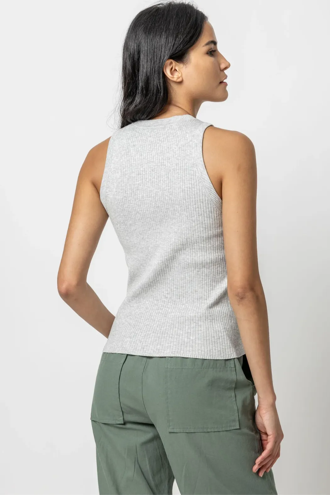 Lilla P Perfect Rib Tank Sweater