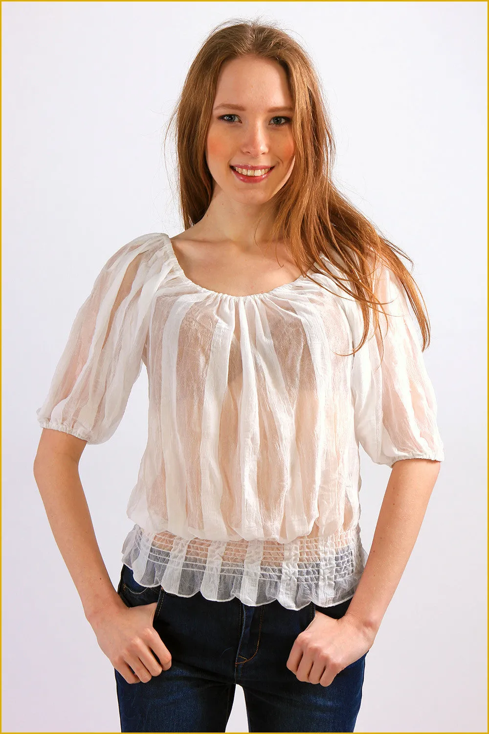 Lipsy Sheer Blouse