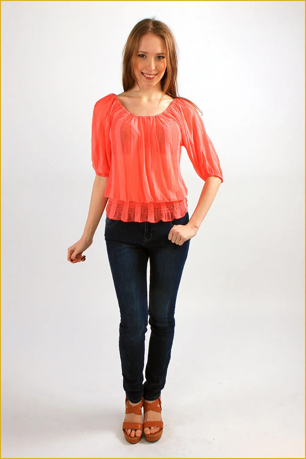 Lipsy Sheer Blouse