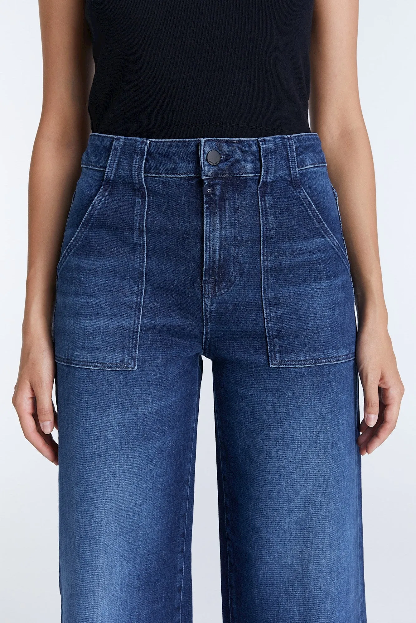 Lulu High Waist Jeans Dark Blue