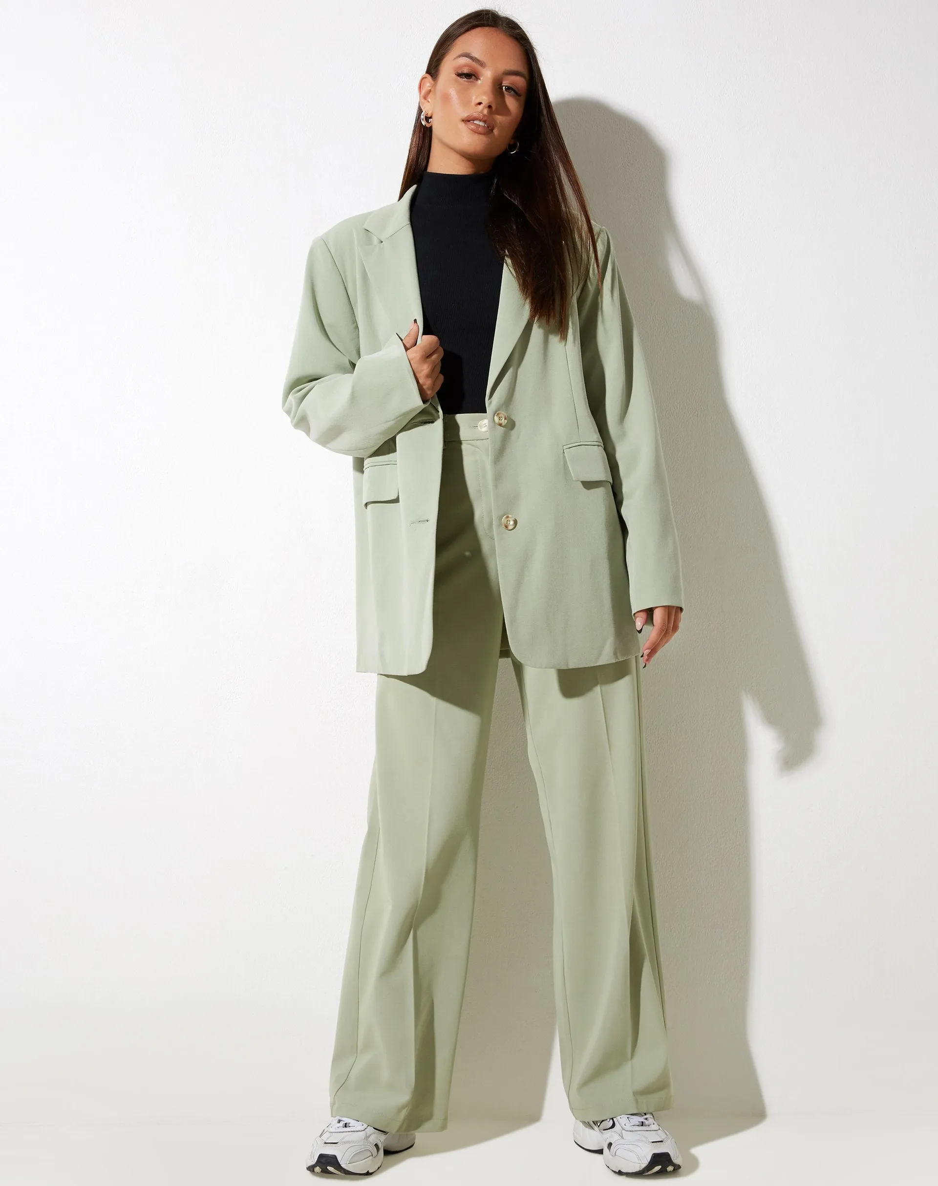 Maiwa Blazer in Sage